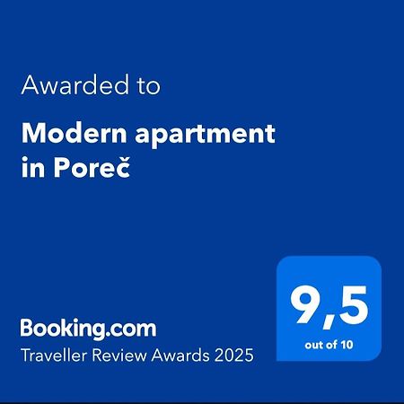 Modern Apartment In Porec Bagian luar foto